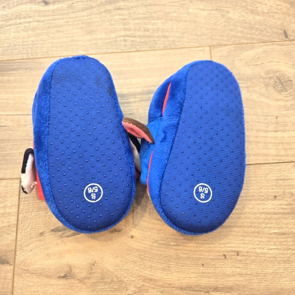 Paw Patrol Chase & Marshall Toddler Boy's‎ Slippers​ Size 5/6